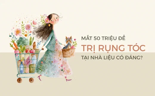 Mất 50 triệu để trị rụng tóc tại nhà liệu có đáng?