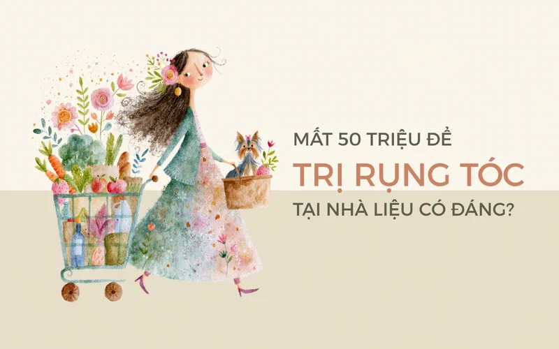 Mất 50 triệu để trị rụng tóc tại nhà liệu có đáng?