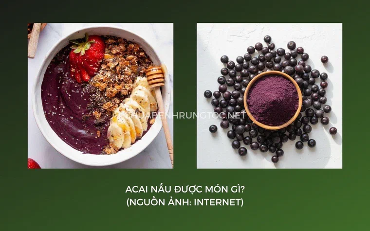 Tô acai bowl phủ trái cây tươi và granola