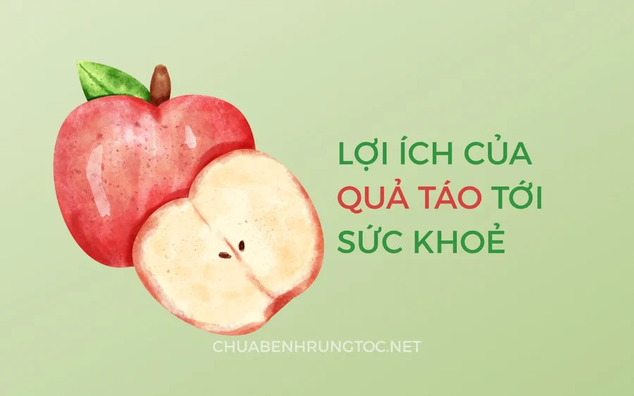Tác dụng của quả táo với sức khỏe, tóc và da đầu